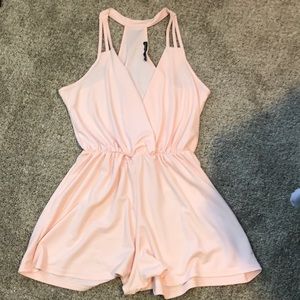Boohoo Pink Romper Size 6